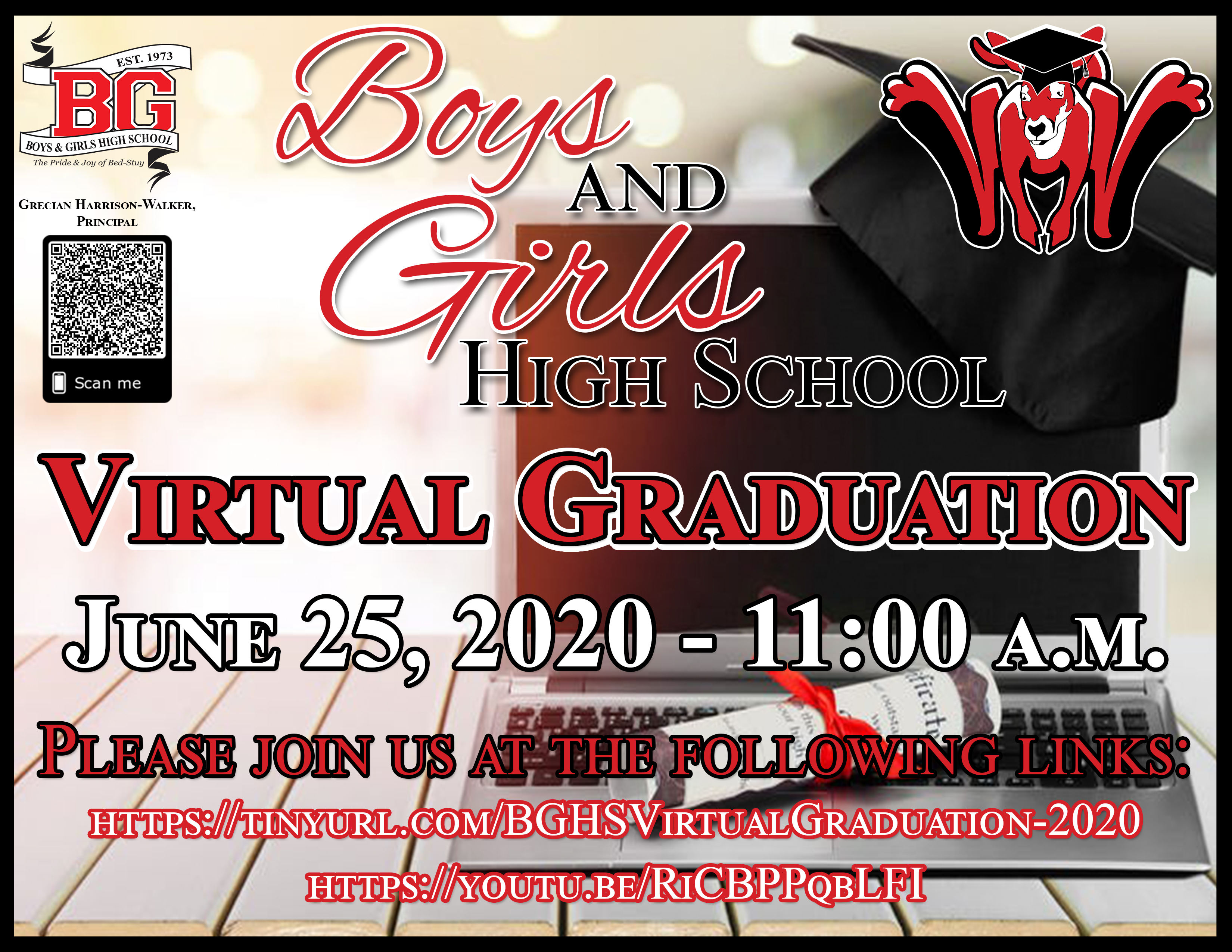 BGHS Virtual Graduation -  Save the Date