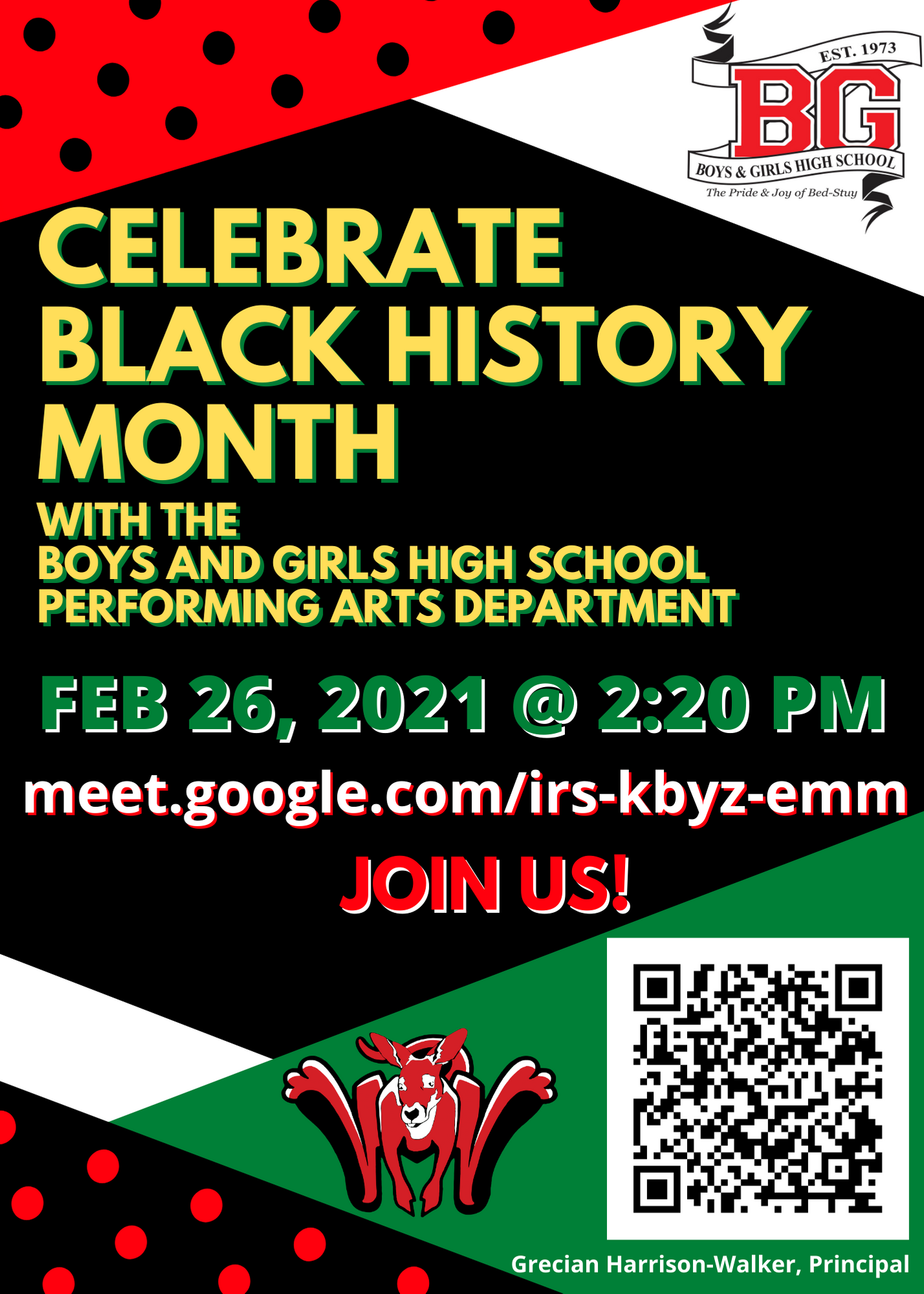Black History Month Showcase - BGHS Performing Arts Department - Feb 26, 2021 - 2:20 PM